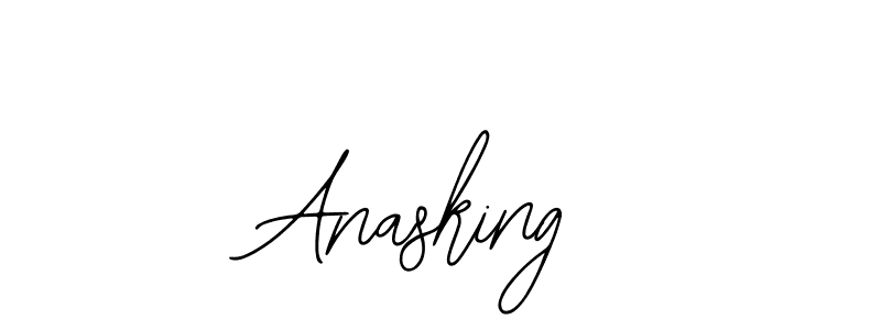The best way (Bearetta-2O07w) to make a short signature is to pick only two or three words in your name. The name Anasking include a total of six letters. For converting this name. Anasking signature style 12 images and pictures png