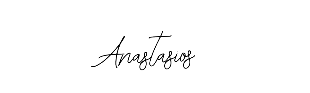 You should practise on your own different ways (Bearetta-2O07w) to write your name (Anastasios) in signature. don't let someone else do it for you. Anastasios signature style 12 images and pictures png