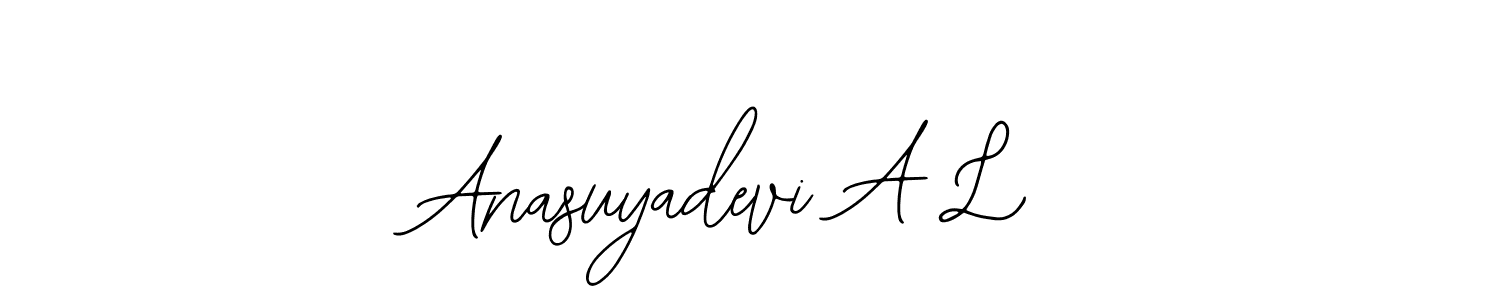 This is the best signature style for the Anasuyadevi A L name. Also you like these signature font (Bearetta-2O07w). Mix name signature. Anasuyadevi A L signature style 12 images and pictures png