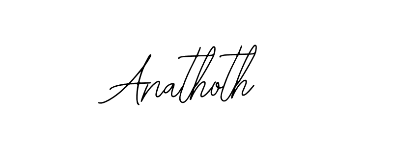 How to make Anathoth name signature. Use Bearetta-2O07w style for creating short signs online. This is the latest handwritten sign. Anathoth signature style 12 images and pictures png