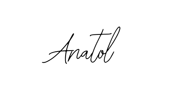 Design your own signature with our free online signature maker. With this signature software, you can create a handwritten (Bearetta-2O07w) signature for name Anatol. Anatol signature style 12 images and pictures png