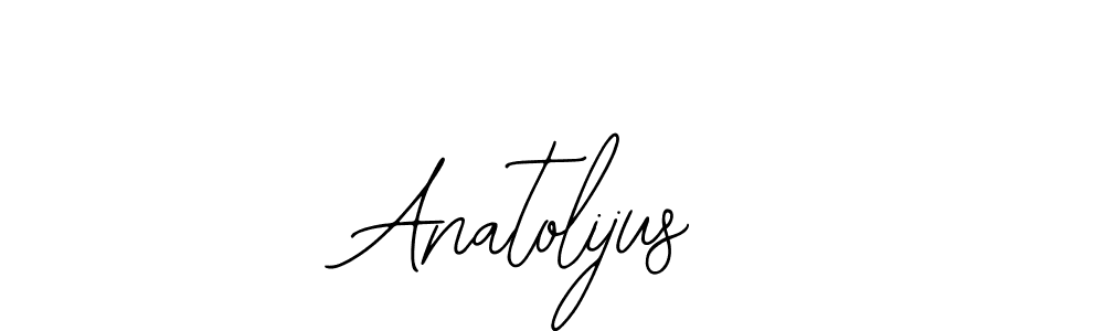 Make a short Anatolijus signature style. Manage your documents anywhere anytime using Bearetta-2O07w. Create and add eSignatures, submit forms, share and send files easily. Anatolijus signature style 12 images and pictures png