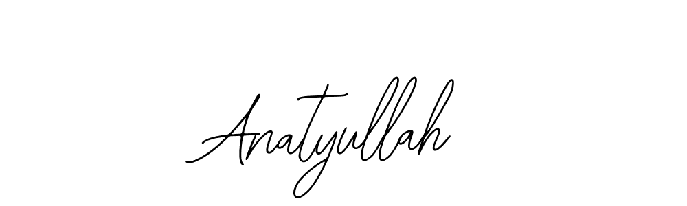 Bearetta-2O07w is a professional signature style that is perfect for those who want to add a touch of class to their signature. It is also a great choice for those who want to make their signature more unique. Get Anatyullah name to fancy signature for free. Anatyullah signature style 12 images and pictures png