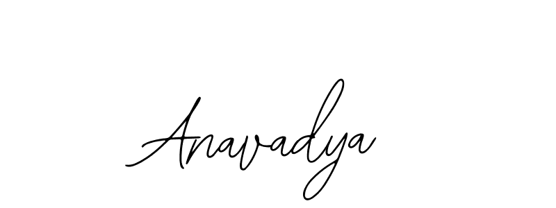 Use a signature maker to create a handwritten signature online. With this signature software, you can design (Bearetta-2O07w) your own signature for name Anavadya. Anavadya signature style 12 images and pictures png