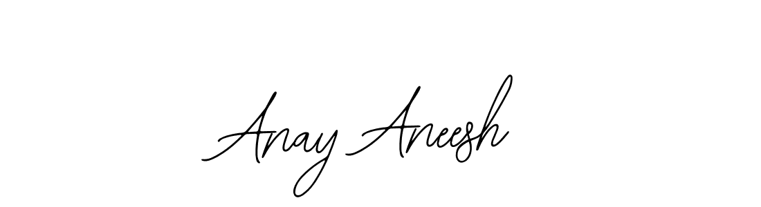 How to make Anay Aneesh name signature. Use Bearetta-2O07w style for creating short signs online. This is the latest handwritten sign. Anay Aneesh signature style 12 images and pictures png