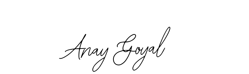 Similarly Bearetta-2O07w is the best handwritten signature design. Signature creator online .You can use it as an online autograph creator for name Anay Goyal. Anay Goyal signature style 12 images and pictures png