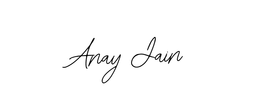 Use a signature maker to create a handwritten signature online. With this signature software, you can design (Bearetta-2O07w) your own signature for name Anay Jain. Anay Jain signature style 12 images and pictures png