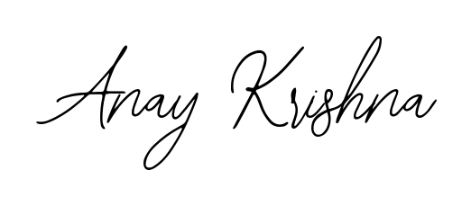 You can use this online signature creator to create a handwritten signature for the name Anay Krishna. This is the best online autograph maker. Anay Krishna signature style 12 images and pictures png