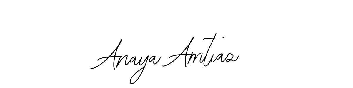 Similarly Bearetta-2O07w is the best handwritten signature design. Signature creator online .You can use it as an online autograph creator for name Anaya Amtiaz. Anaya Amtiaz signature style 12 images and pictures png