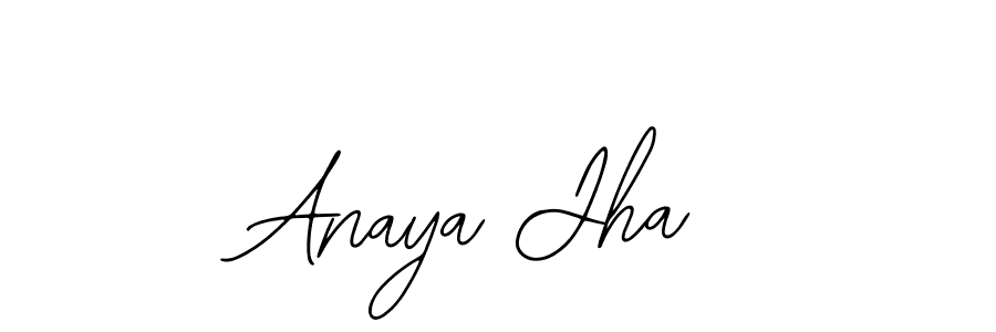 How to make Anaya Jha signature? Bearetta-2O07w is a professional autograph style. Create handwritten signature for Anaya Jha name. Anaya Jha signature style 12 images and pictures png