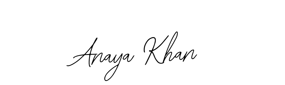 How to make Anaya Khan name signature. Use Bearetta-2O07w style for creating short signs online. This is the latest handwritten sign. Anaya Khan signature style 12 images and pictures png