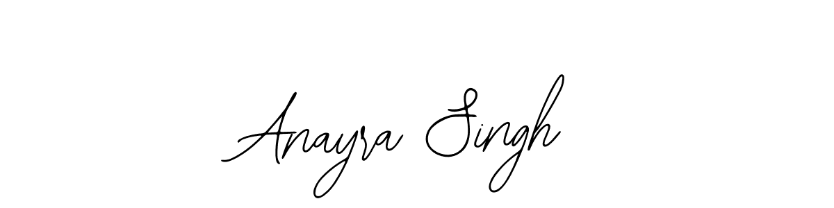 You should practise on your own different ways (Bearetta-2O07w) to write your name (Anayra Singh) in signature. don't let someone else do it for you. Anayra Singh signature style 12 images and pictures png
