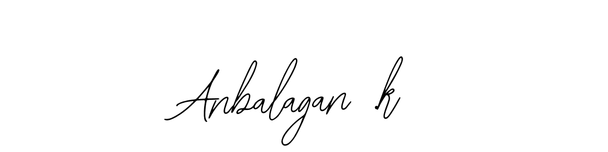 Make a beautiful signature design for name Anbalagan .k. With this signature (Bearetta-2O07w) style, you can create a handwritten signature for free. Anbalagan .k signature style 12 images and pictures png