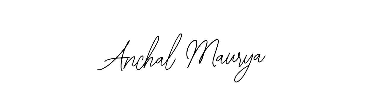 Use a signature maker to create a handwritten signature online. With this signature software, you can design (Bearetta-2O07w) your own signature for name Anchal Maurya. Anchal Maurya signature style 12 images and pictures png