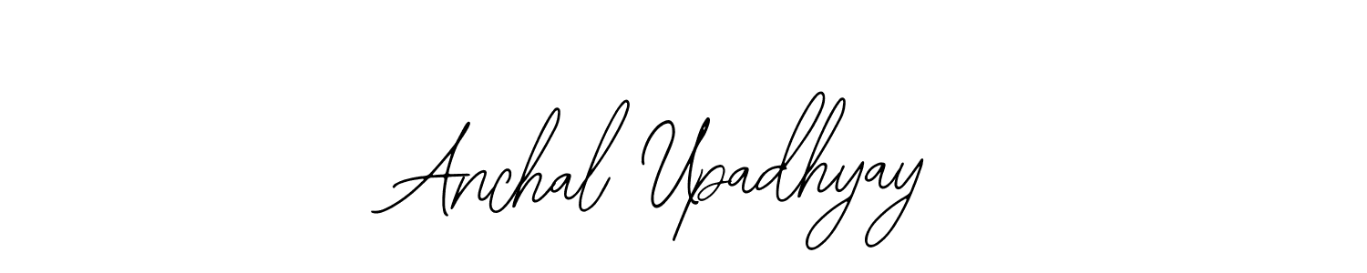 The best way (Bearetta-2O07w) to make a short signature is to pick only two or three words in your name. The name Anchal Upadhyay include a total of six letters. For converting this name. Anchal Upadhyay signature style 12 images and pictures png