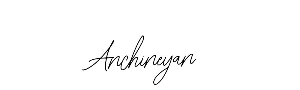 Use a signature maker to create a handwritten signature online. With this signature software, you can design (Bearetta-2O07w) your own signature for name Anchineyan. Anchineyan signature style 12 images and pictures png