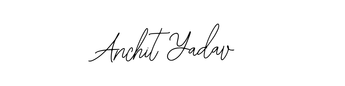 How to make Anchit Yadav name signature. Use Bearetta-2O07w style for creating short signs online. This is the latest handwritten sign. Anchit Yadav signature style 12 images and pictures png