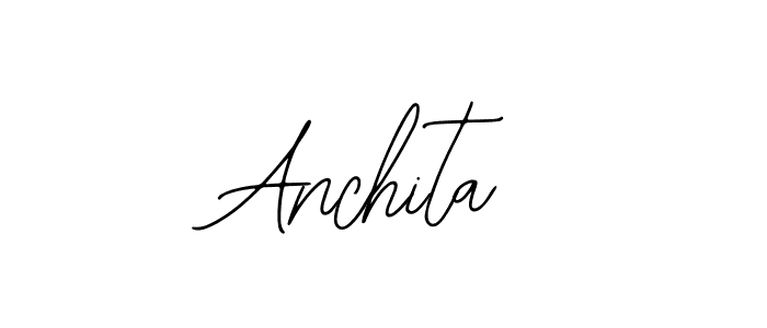 Use a signature maker to create a handwritten signature online. With this signature software, you can design (Bearetta-2O07w) your own signature for name Anchita. Anchita signature style 12 images and pictures png