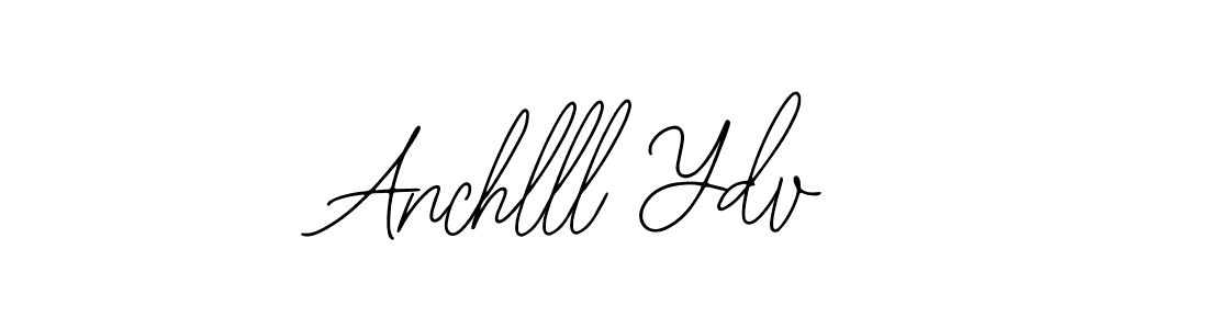 How to make Anchlll Ydv name signature. Use Bearetta-2O07w style for creating short signs online. This is the latest handwritten sign. Anchlll Ydv signature style 12 images and pictures png