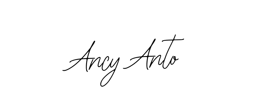 Ancy Anto stylish signature style. Best Handwritten Sign (Bearetta-2O07w) for my name. Handwritten Signature Collection Ideas for my name Ancy Anto. Ancy Anto signature style 12 images and pictures png