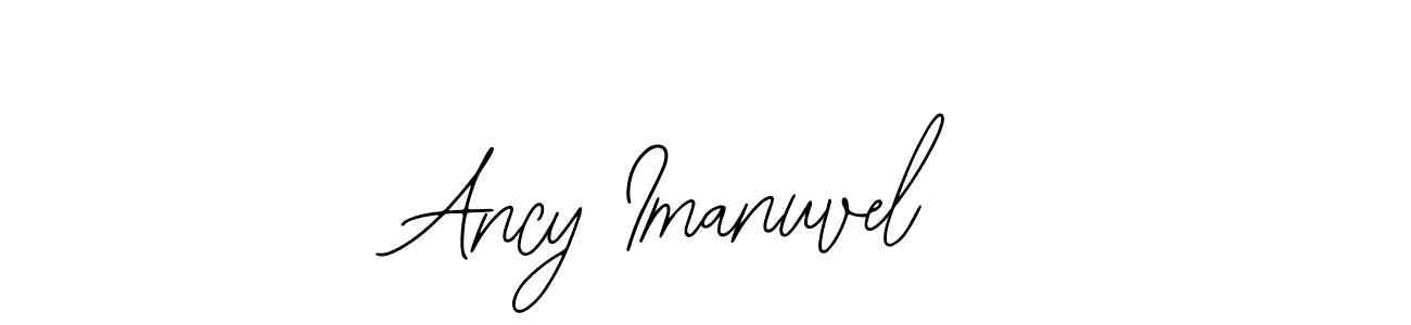 Design your own signature with our free online signature maker. With this signature software, you can create a handwritten (Bearetta-2O07w) signature for name Ancy Imanuvel. Ancy Imanuvel signature style 12 images and pictures png