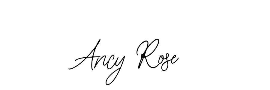 Design your own signature with our free online signature maker. With this signature software, you can create a handwritten (Bearetta-2O07w) signature for name Ancy Rose. Ancy Rose signature style 12 images and pictures png