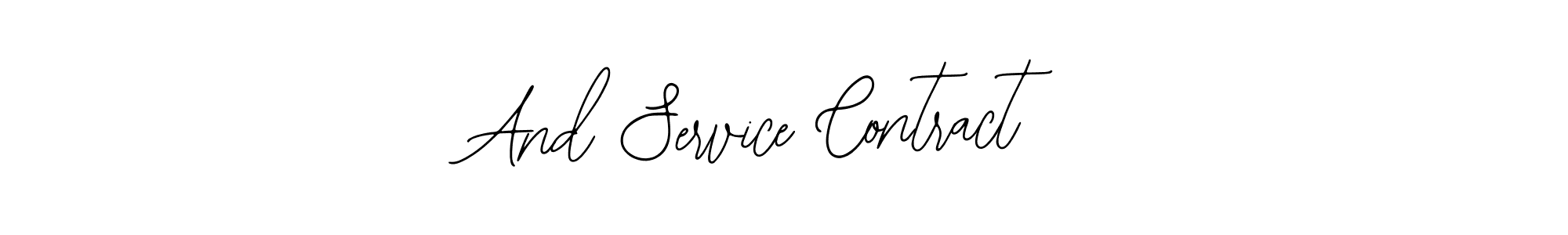 Make a beautiful signature design for name And Service Contract. Use this online signature maker to create a handwritten signature for free. And Service Contract signature style 12 images and pictures png