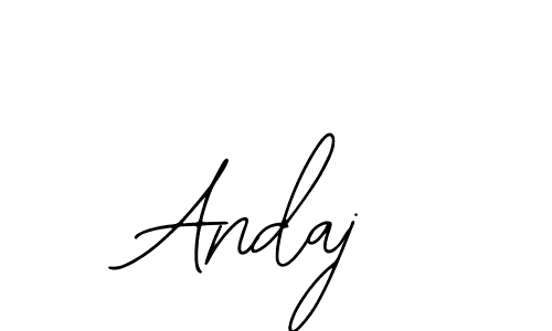 Create a beautiful signature design for name Andaj. With this signature (Bearetta-2O07w) fonts, you can make a handwritten signature for free. Andaj signature style 12 images and pictures png