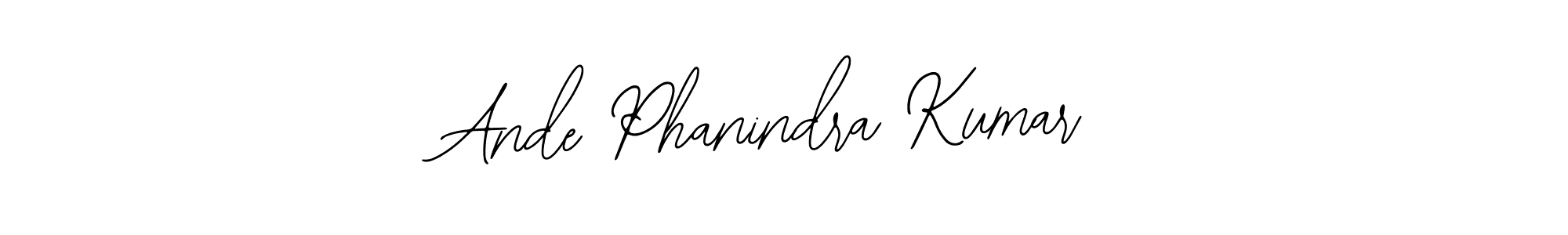 Also You can easily find your signature by using the search form. We will create Ande Phanindra Kumar name handwritten signature images for you free of cost using Bearetta-2O07w sign style. Ande Phanindra Kumar signature style 12 images and pictures png