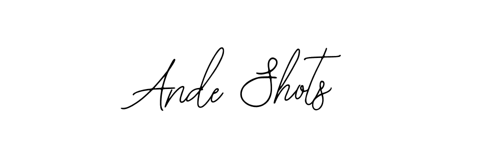 You can use this online signature creator to create a handwritten signature for the name Ande Shots. This is the best online autograph maker. Ande Shots signature style 12 images and pictures png