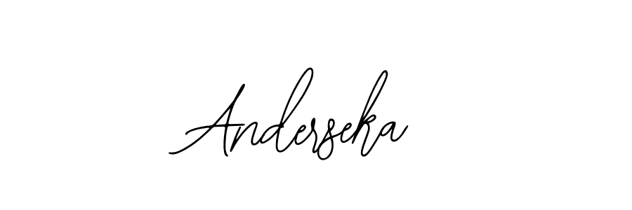 How to Draw Anderseka signature style? Bearetta-2O07w is a latest design signature styles for name Anderseka. Anderseka signature style 12 images and pictures png