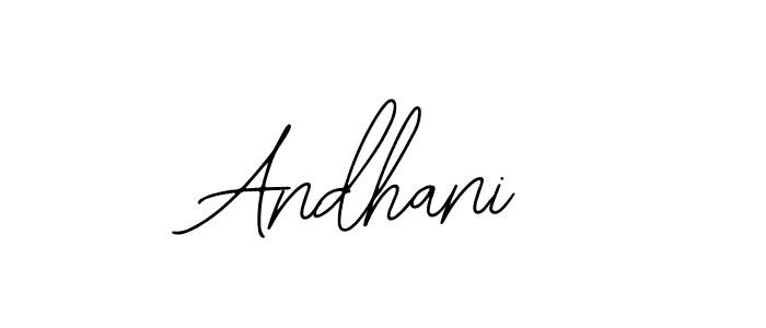You should practise on your own different ways (Bearetta-2O07w) to write your name (Andhani) in signature. don't let someone else do it for you. Andhani signature style 12 images and pictures png