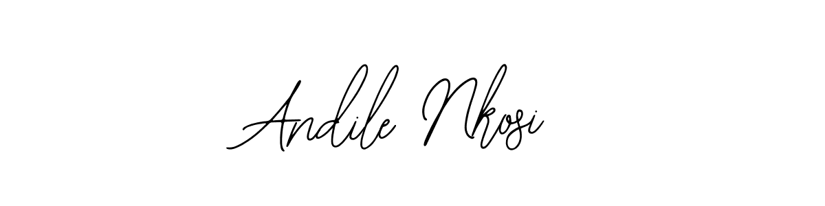 This is the best signature style for the Andile Nkosi name. Also you like these signature font (Bearetta-2O07w). Mix name signature. Andile Nkosi signature style 12 images and pictures png