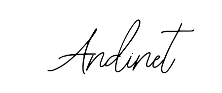 Generate high-definition signature styles for Andinet. The Bearetta-2O07w typeface ensures crisp legibility and sophisticated design. Andinet signature style 12 images and pictures png