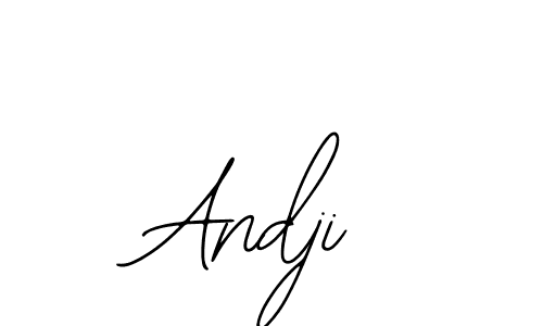 Similarly Bearetta-2O07w is the best handwritten signature design. Signature creator online .You can use it as an online autograph creator for name Andji. Andji signature style 12 images and pictures png