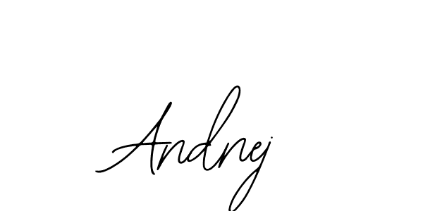 The best way (Bearetta-2O07w) to make a short signature is to pick only two or three words in your name. The name Andnej include a total of six letters. For converting this name. Andnej signature style 12 images and pictures png