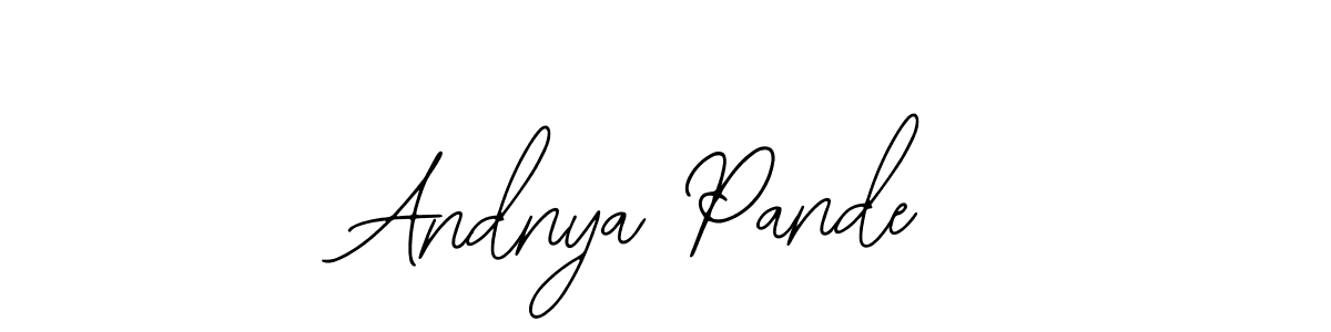 The best way (Bearetta-2O07w) to make a short signature is to pick only two or three words in your name. The name Andnya Pande include a total of six letters. For converting this name. Andnya Pande signature style 12 images and pictures png