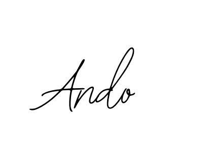 Create a beautiful signature design for name Ando. With this signature (Bearetta-2O07w) fonts, you can make a handwritten signature for free. Ando signature style 12 images and pictures png