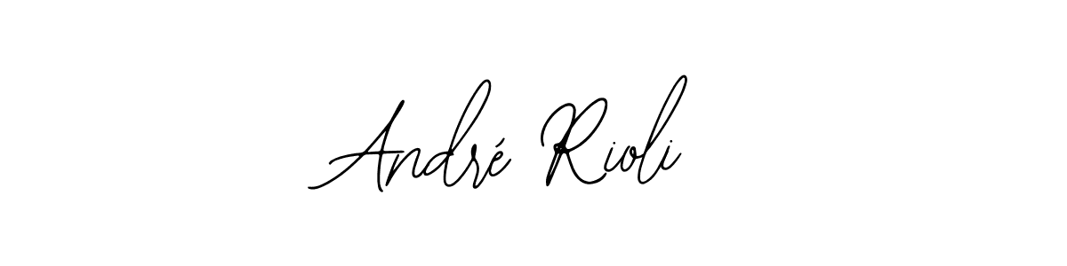 You should practise on your own different ways (Bearetta-2O07w) to write your name (André Rioli) in signature. don't let someone else do it for you. André Rioli signature style 12 images and pictures png