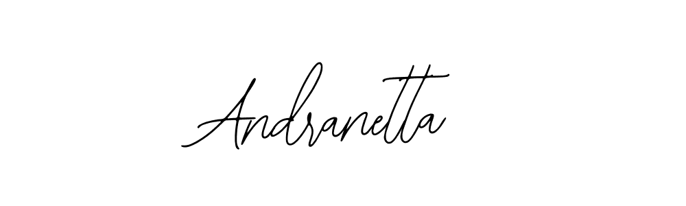 Use a signature maker to create a handwritten signature online. With this signature software, you can design (Bearetta-2O07w) your own signature for name Andranetta. Andranetta signature style 12 images and pictures png