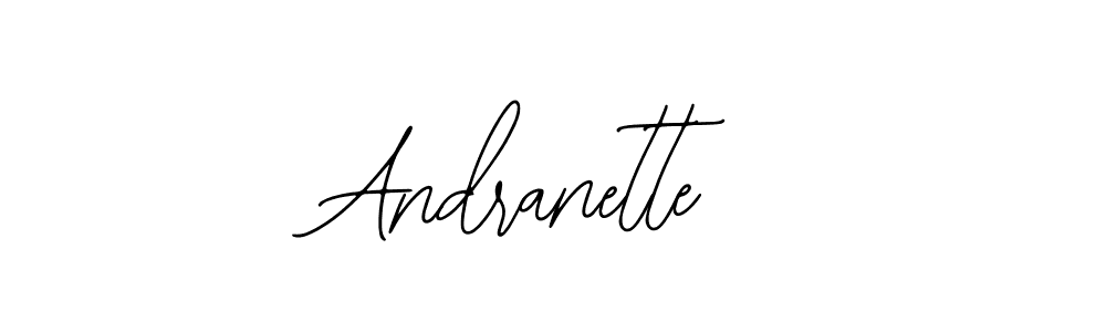 Also we have Andranette name is the best signature style. Create professional handwritten signature collection using Bearetta-2O07w autograph style. Andranette signature style 12 images and pictures png