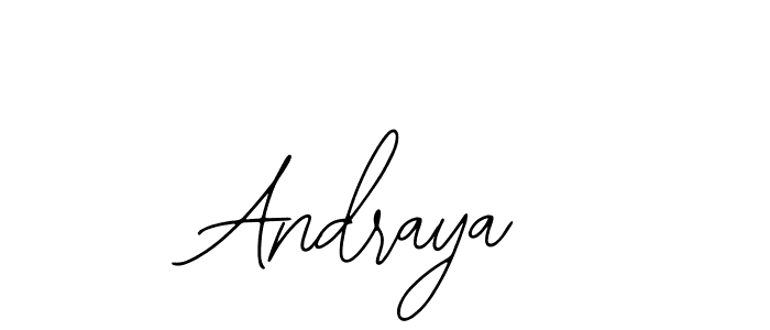 How to make Andraya signature? Bearetta-2O07w is a professional autograph style. Create handwritten signature for Andraya name. Andraya signature style 12 images and pictures png