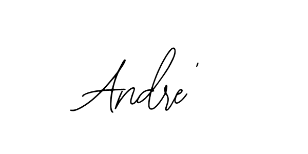 Andre' stylish signature style. Best Handwritten Sign (Bearetta-2O07w) for my name. Handwritten Signature Collection Ideas for my name Andre'. Andre' signature style 12 images and pictures png