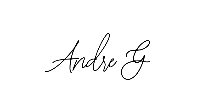 Andre G stylish signature style. Best Handwritten Sign (Bearetta-2O07w) for my name. Handwritten Signature Collection Ideas for my name Andre G. Andre G signature style 12 images and pictures png