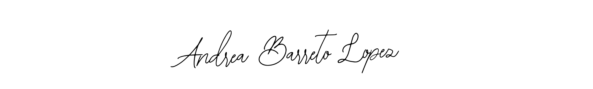 Design your own signature with our free online signature maker. With this signature software, you can create a handwritten (Bearetta-2O07w) signature for name Andrea Barreto Lopez. Andrea Barreto Lopez signature style 12 images and pictures png