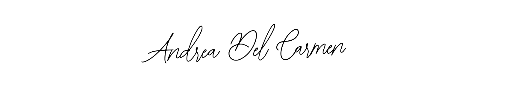 if you are searching for the best signature style for your name Andrea Del Carmen. so please give up your signature search. here we have designed multiple signature styles  using Bearetta-2O07w. Andrea Del Carmen signature style 12 images and pictures png