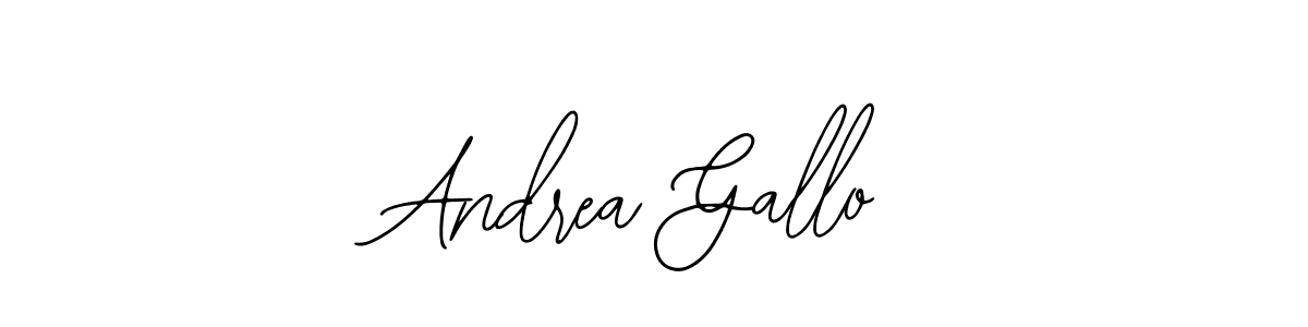 Design your own signature with our free online signature maker. With this signature software, you can create a handwritten (Bearetta-2O07w) signature for name Andrea Gallo. Andrea Gallo signature style 12 images and pictures png
