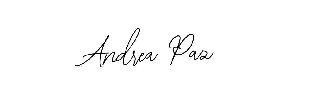 Use a signature maker to create a handwritten signature online. With this signature software, you can design (Bearetta-2O07w) your own signature for name Andrea Paz. Andrea Paz signature style 12 images and pictures png