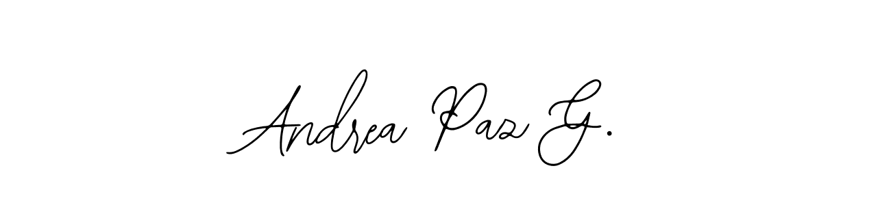 Also we have Andrea Paz G. name is the best signature style. Create professional handwritten signature collection using Bearetta-2O07w autograph style. Andrea Paz G. signature style 12 images and pictures png
