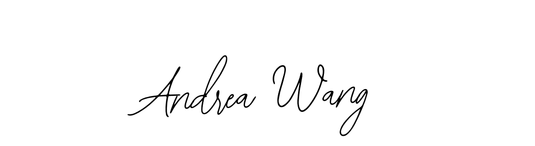 Also You can easily find your signature by using the search form. We will create Andrea Wang name handwritten signature images for you free of cost using Bearetta-2O07w sign style. Andrea Wang signature style 12 images and pictures png